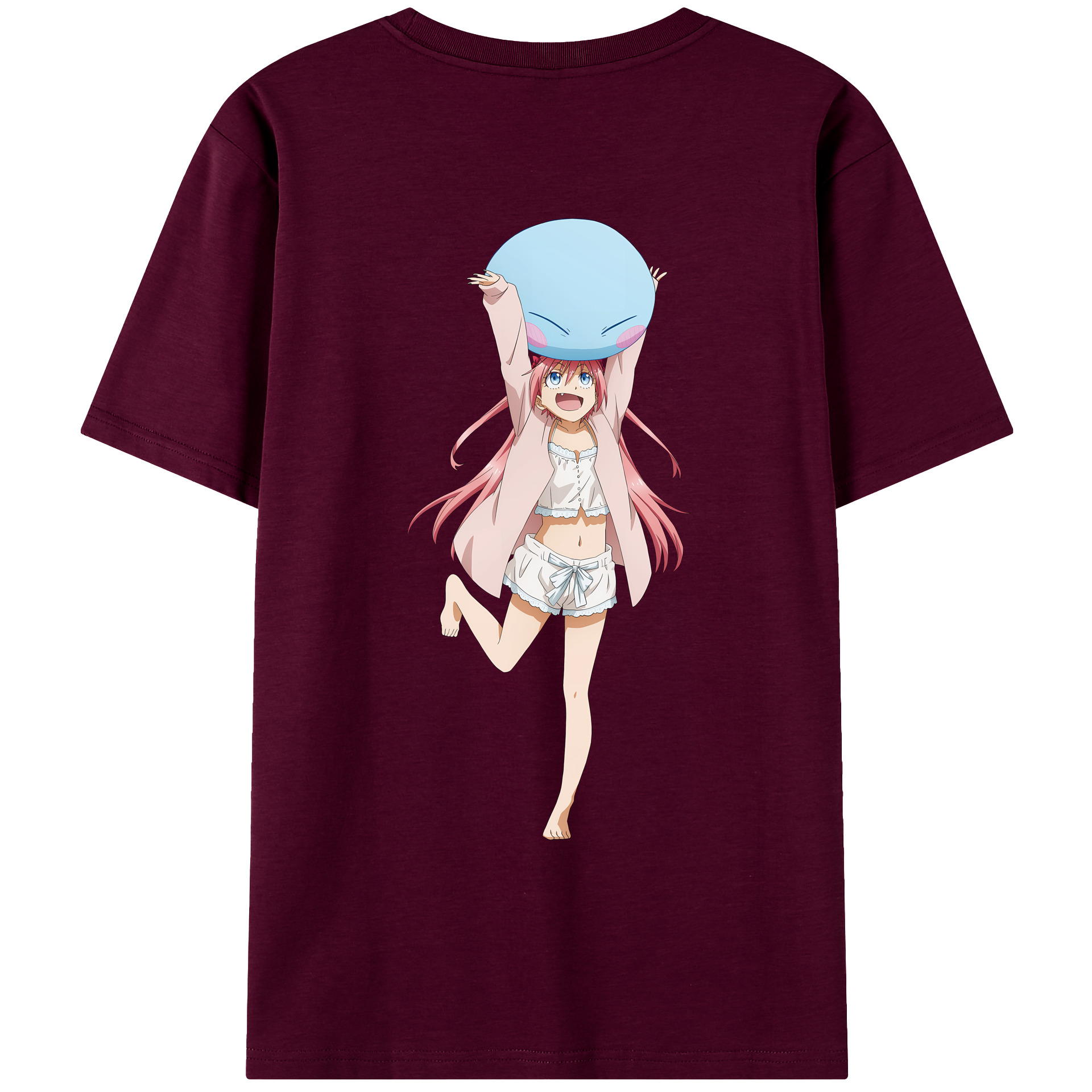 （画像用） 転スラ Regarding Reincarnated to Slime レディース半袖Tシャツ(バックプリント)